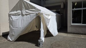 【埼玉現場紹介】健康診断会場にもテントが使えます!